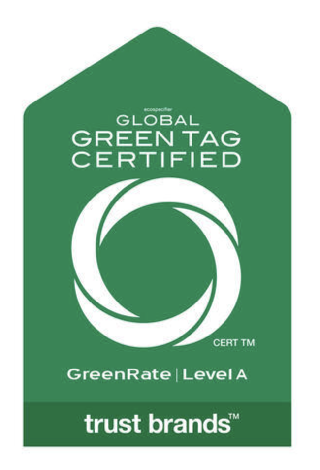 Global GreenTag GreenRate: Level A Logo
